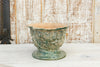 Antique Glazed Asian Floral Ceramic Pot