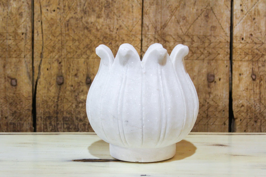 Marble Lotus Bud Vase (Trade)