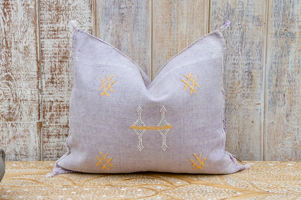 Belle Moroccan Silk Rug Pillow