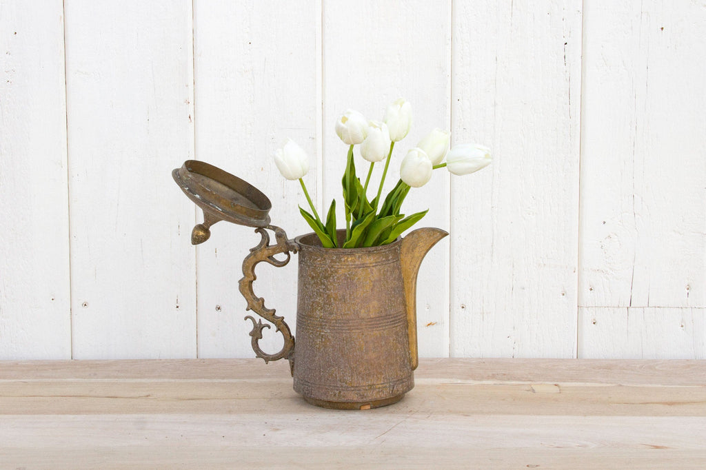 Antique English Brass Kettle