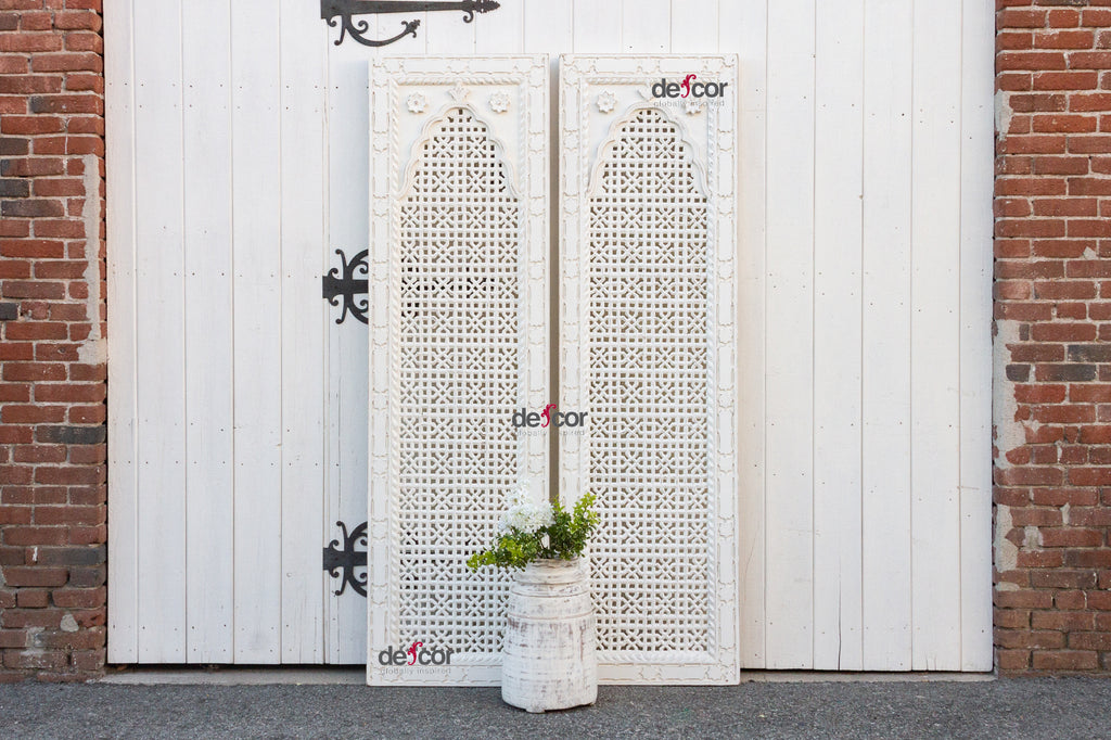 Pair of Arched Mihrab Door Panels