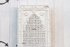 White Mihrab Carved Door Panel