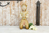 Vintage Burma Gilt & White Kneeling Buddha