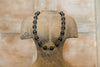 Vintage Black Glass Beaded Necklace (Trade)