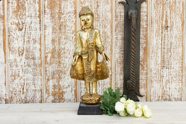 Vintage Golden Shwedogon Burmese Buddha