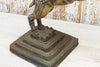 Antique Indian Ajmer Horse Brass Statue