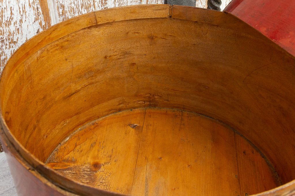 Antique Burmese Shwe Zawa Red Betel Box