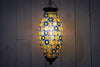 Colorful Floral Mosaic Lamp