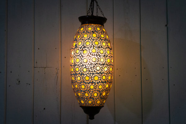 Sunflower Mosaic Lamp