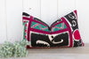 Rose Mint Suzani Lumbar Pillow