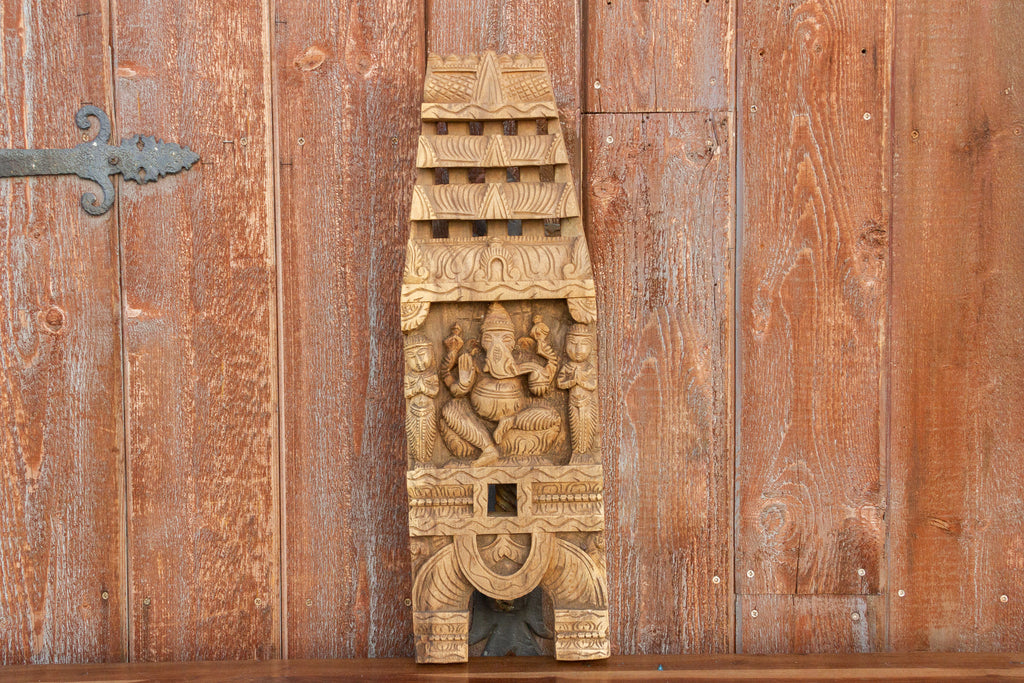 Ganesha Temple Chariot Carved Panel