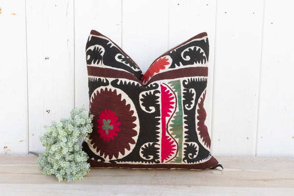 Floral Chakra Vintage Suzani Pillow