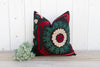 Emerald Sahin Vintage Suzani Pillow