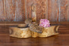 Charming Wooden Twin Lotus Petal Tikka Box