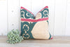 Bashful Beige Vintage Suzani Pillow