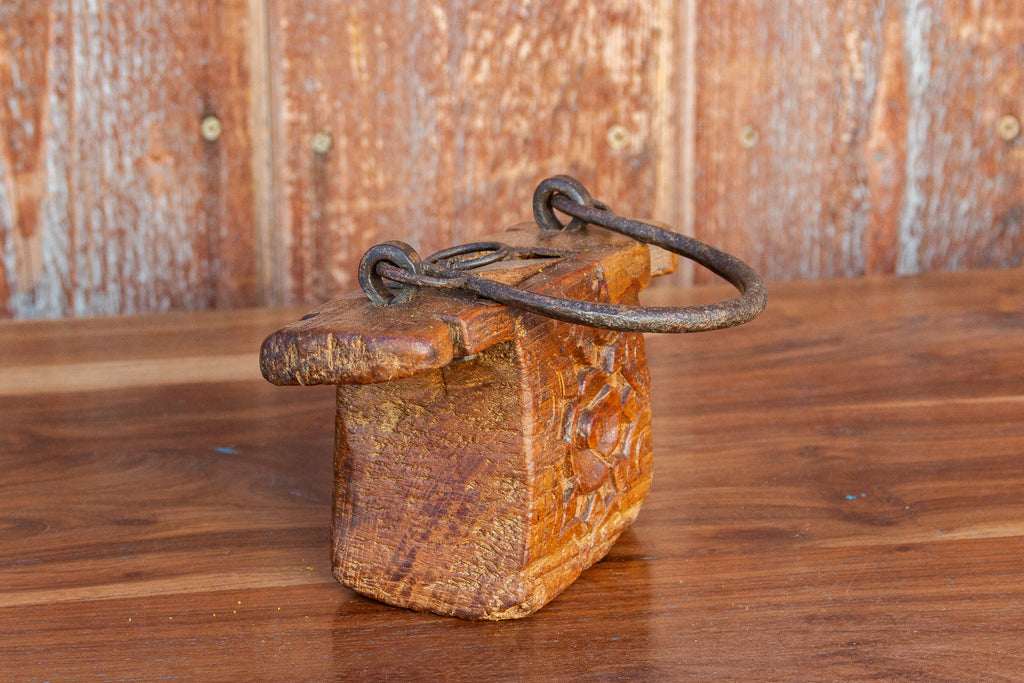 Antique Chameli Carved Tea Caddy (Trade)