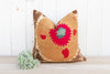 Sunflower Large Vintage Suzani Pillow