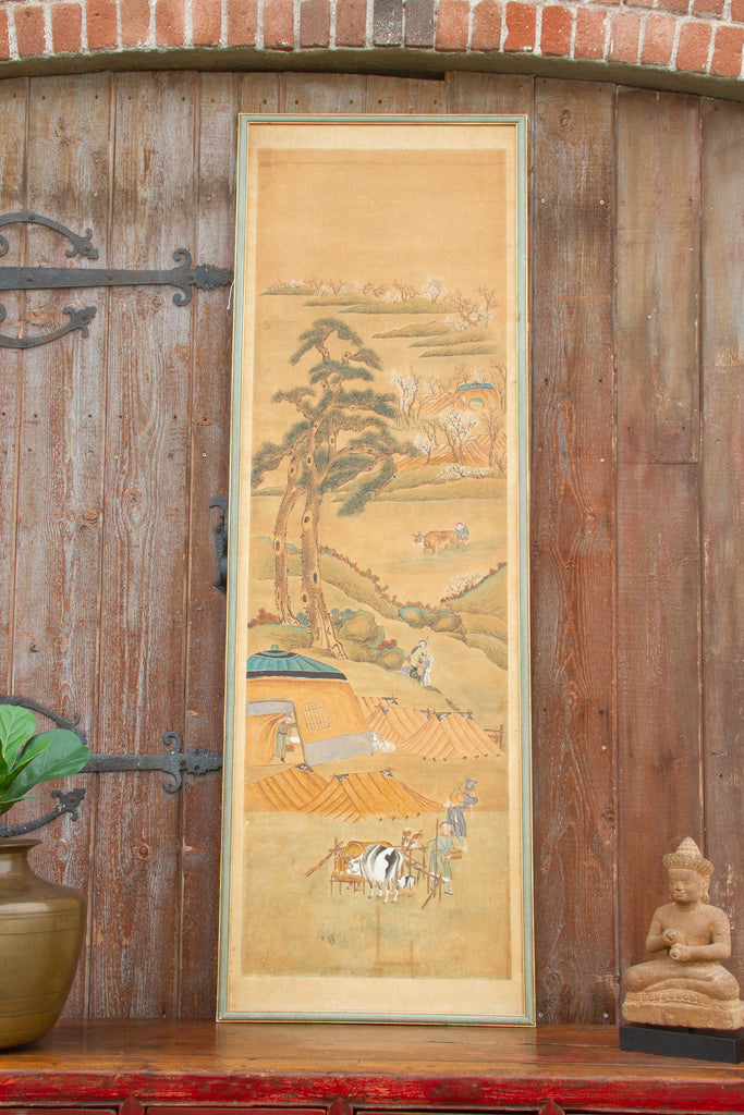 Serene Chinese Village Painting