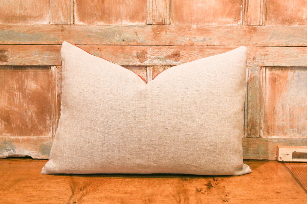 Nirali Phulkari Lumbar Pillow (Trade)