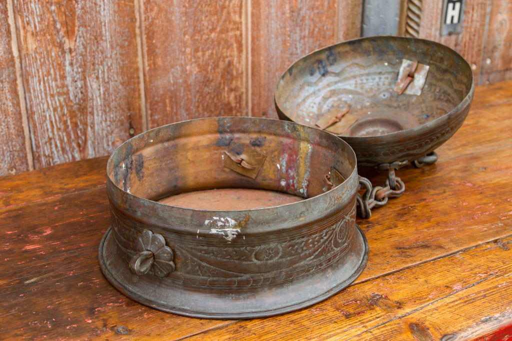 Antique Copper Beetlenut Box