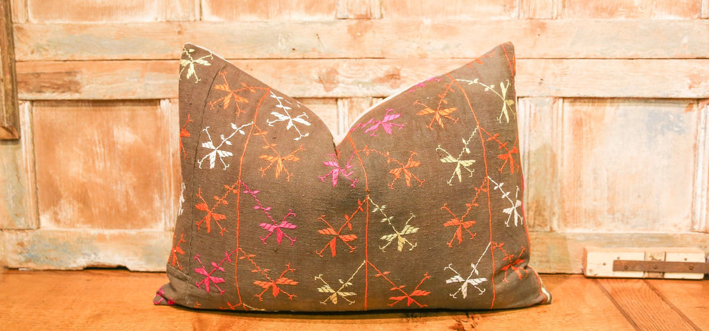 Kanisha Phulkari Lumbar Pillow (Trade)