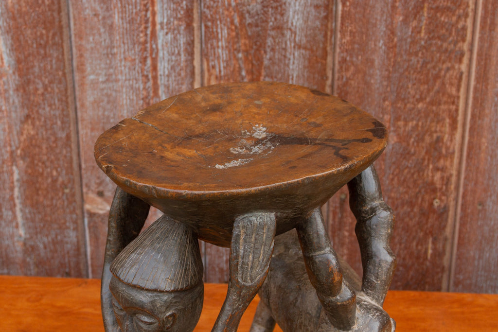 Tribal African Carved Stool (Trade)