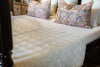 Amira Moroccan White Bedcover