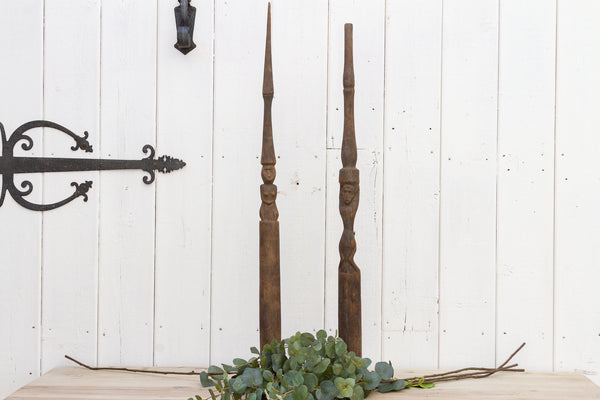 Set of Two, Antique Fishing Float Poles