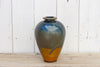 Elegant Stoneware Blue Vase