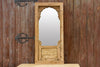 19th Century Bleached Mandwa Arch Mirror