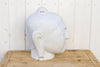 Substantial White Buddha Head Figure
