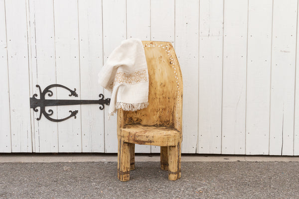 Tribal Bleached Wood Naga Chair