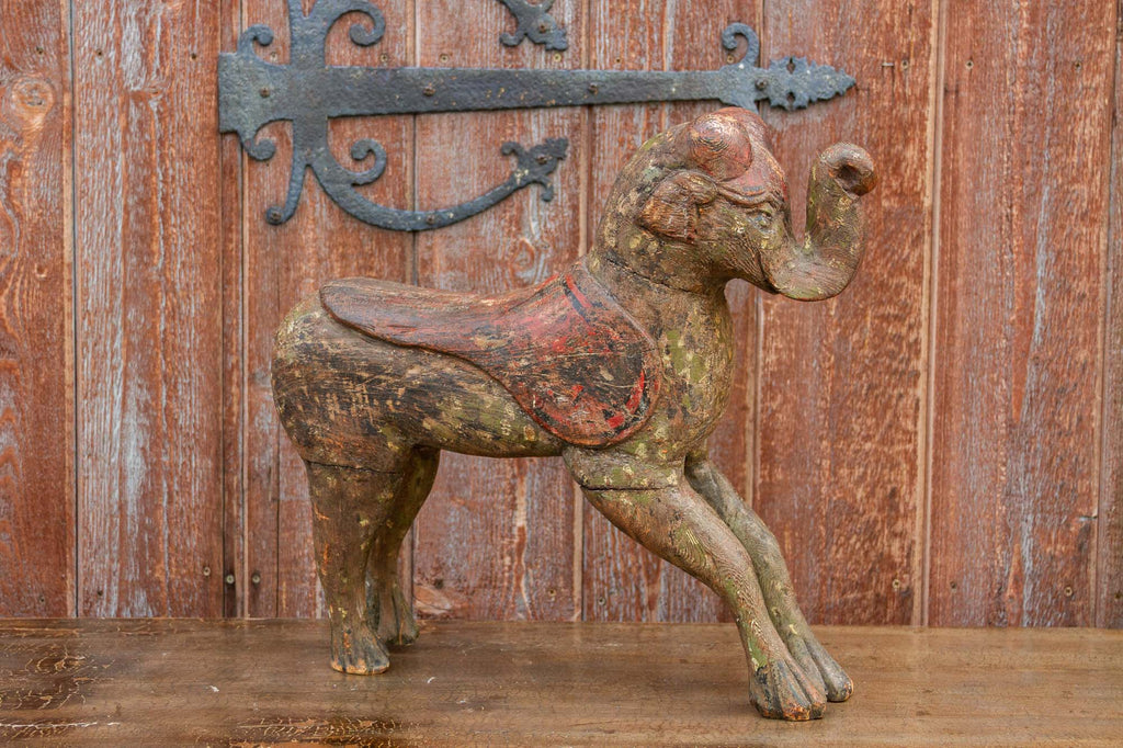 Nepalese Hand Painted Elephant Statue