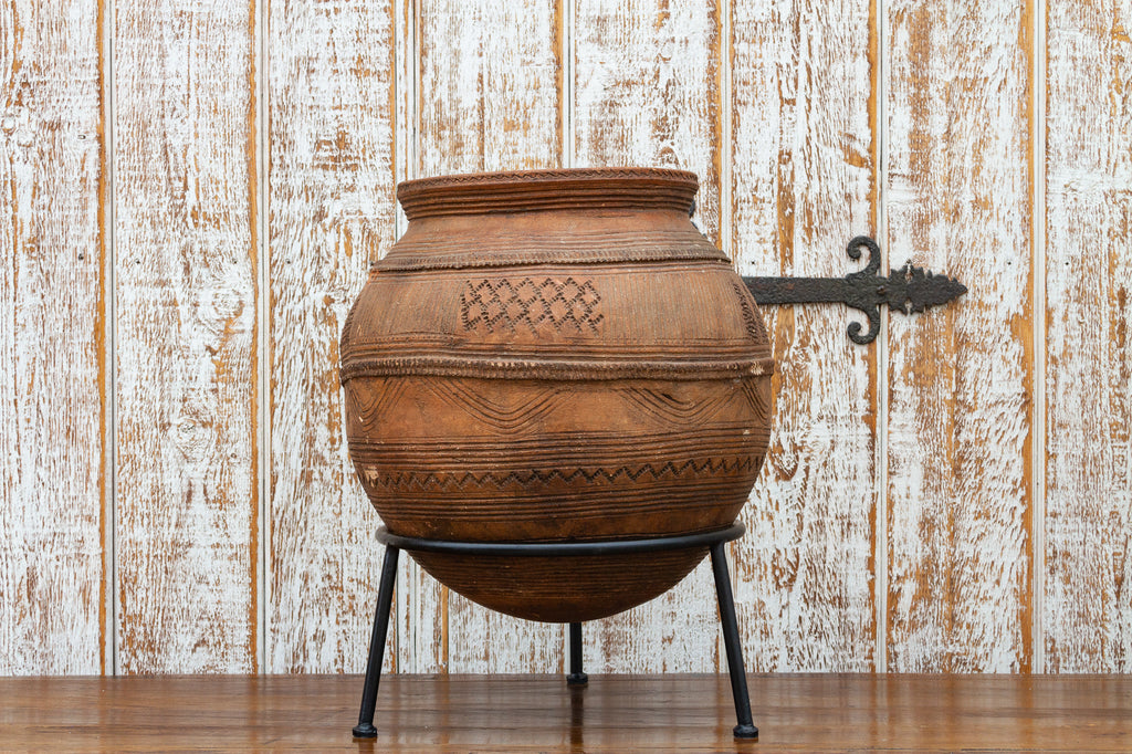 Sankara Antique African Tribal Vessel Pot