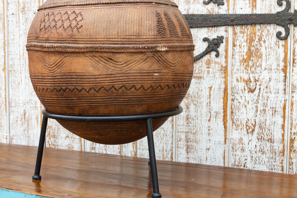 Sankara Antique African Tribal Vessel Pot