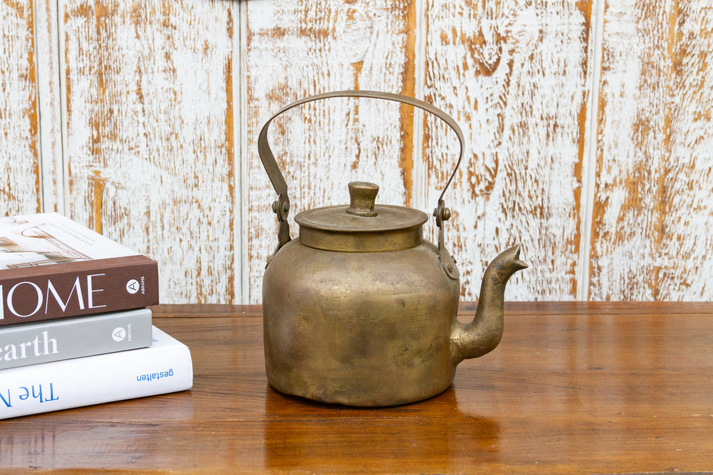 Vintage Brass Chai Tea Kettle
