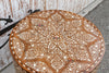 Adorable Moorish Star Inlay Drum Table