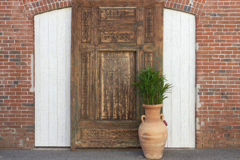 Great 19th Century Carved Moroccan Door