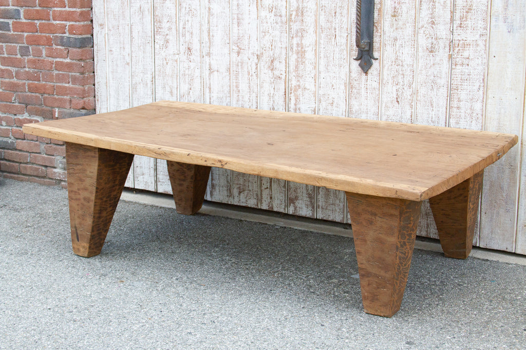 Single Log Antique Naga Coffee Table (Trade)