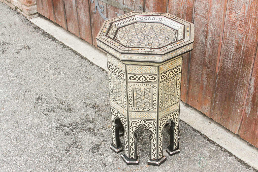 Marquetry Octagonal Side Table (Trade)