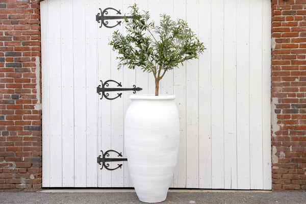 Large Turned Greek Clay Planter