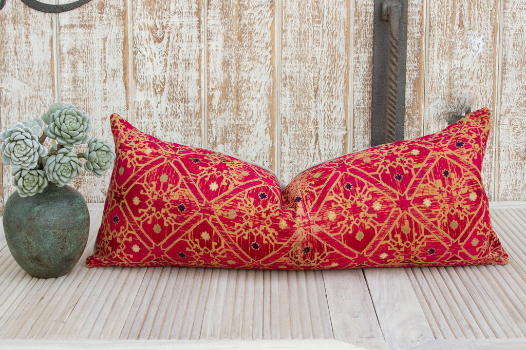 Antique Bani Sindh Silk Pillow