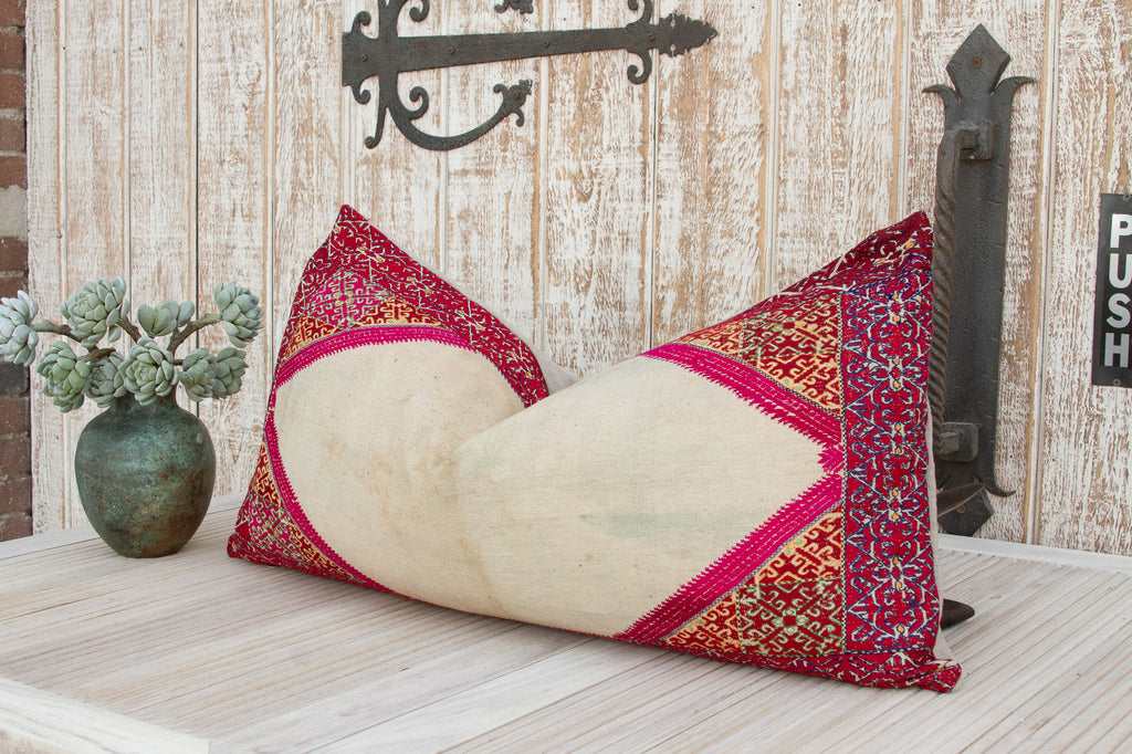 Antique Charmi Sindh Silk Pillow (Trade)