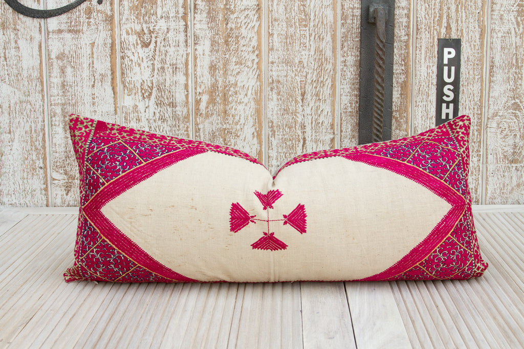 Antique Ekisha Sindh Silk Pillow