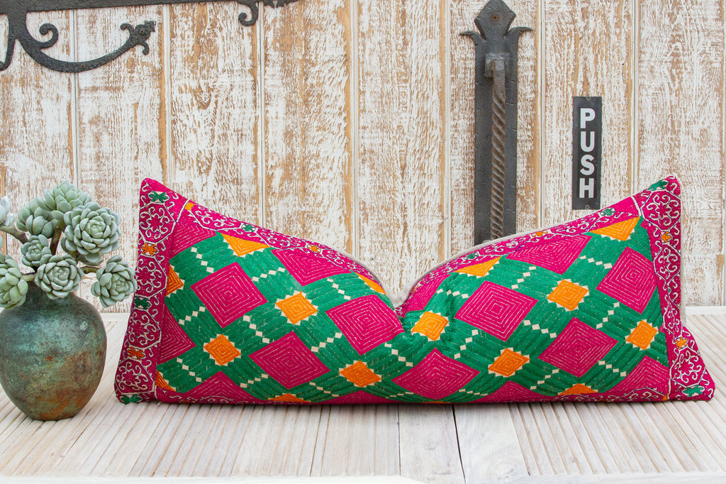 Antique Harita Sindh Silk Pillow (Trade)
