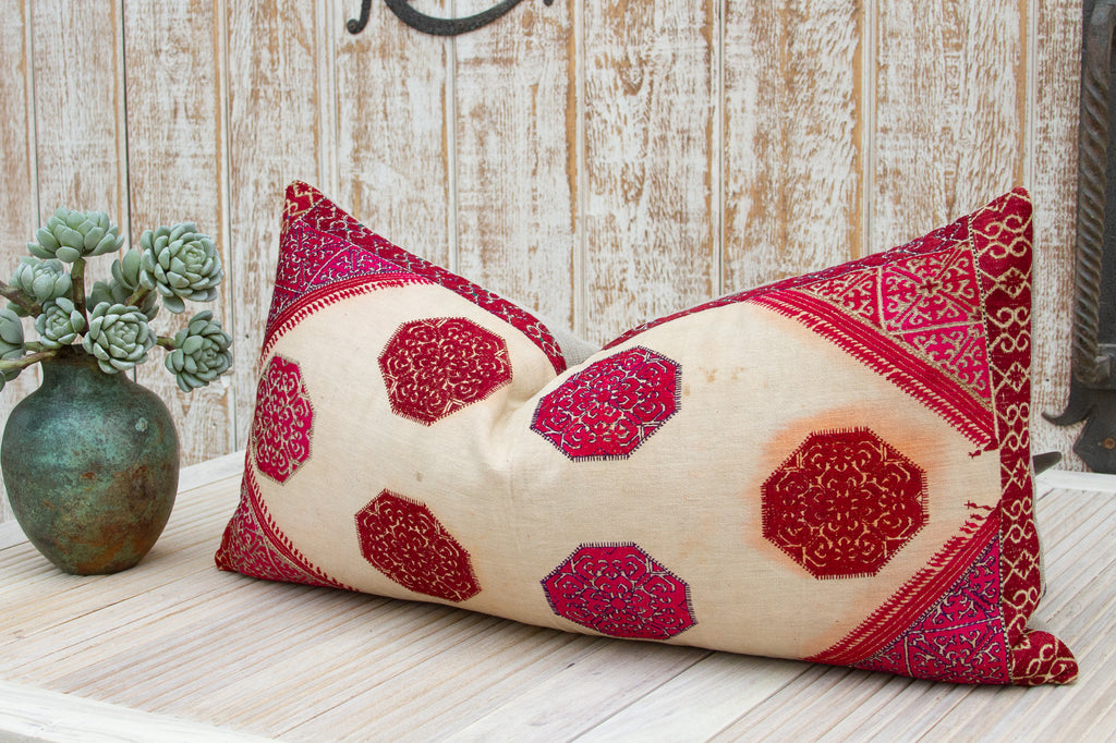 Antique Ramani Sindh Silk Pillow (Trade)