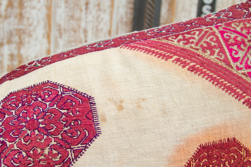 Antique Ramani Sindh Silk Pillow