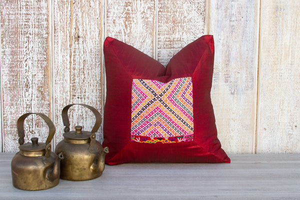 Shani Indian Silk Decorative Pillow Cover