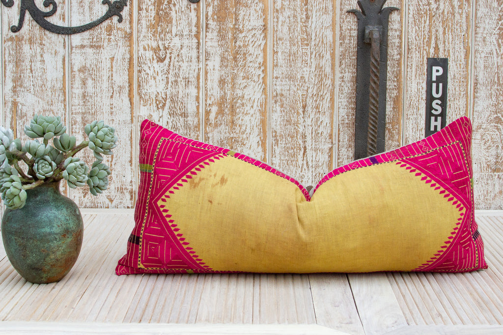 Antique Sabina Sindh Silk Pillow (Trade)