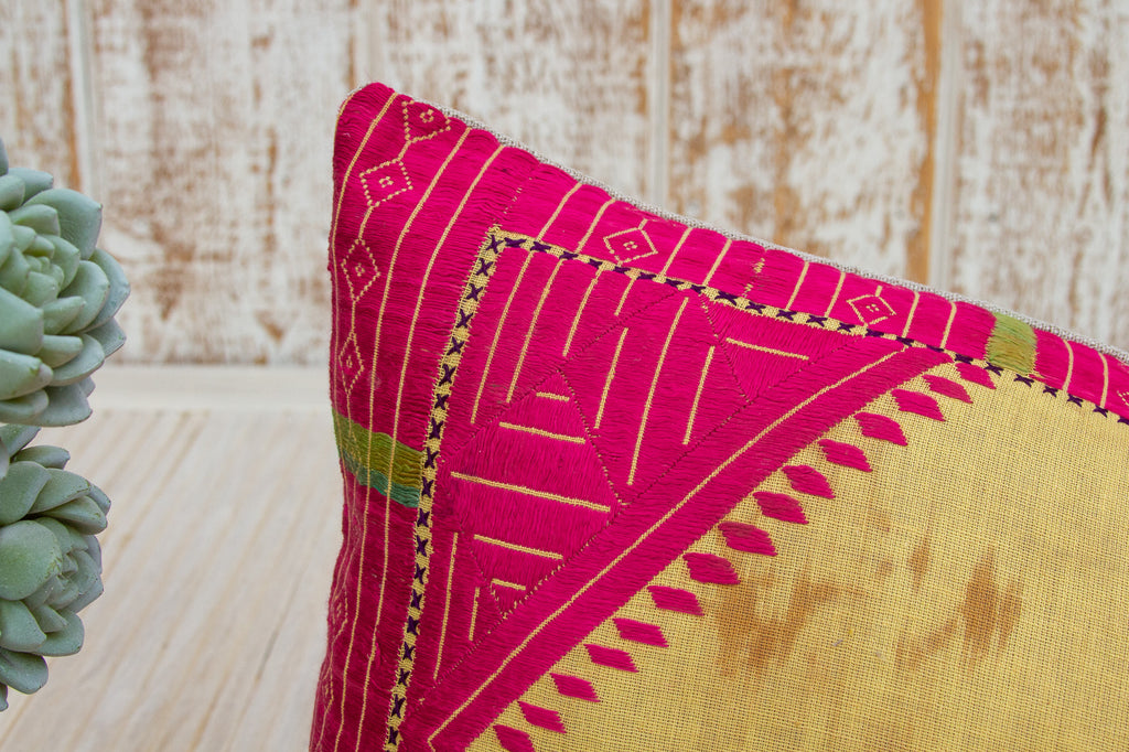 Antique Sabina Sindh Silk Pillow (Trade)